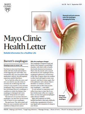 cover image of September 2021. Mayo Clinic Health Letter